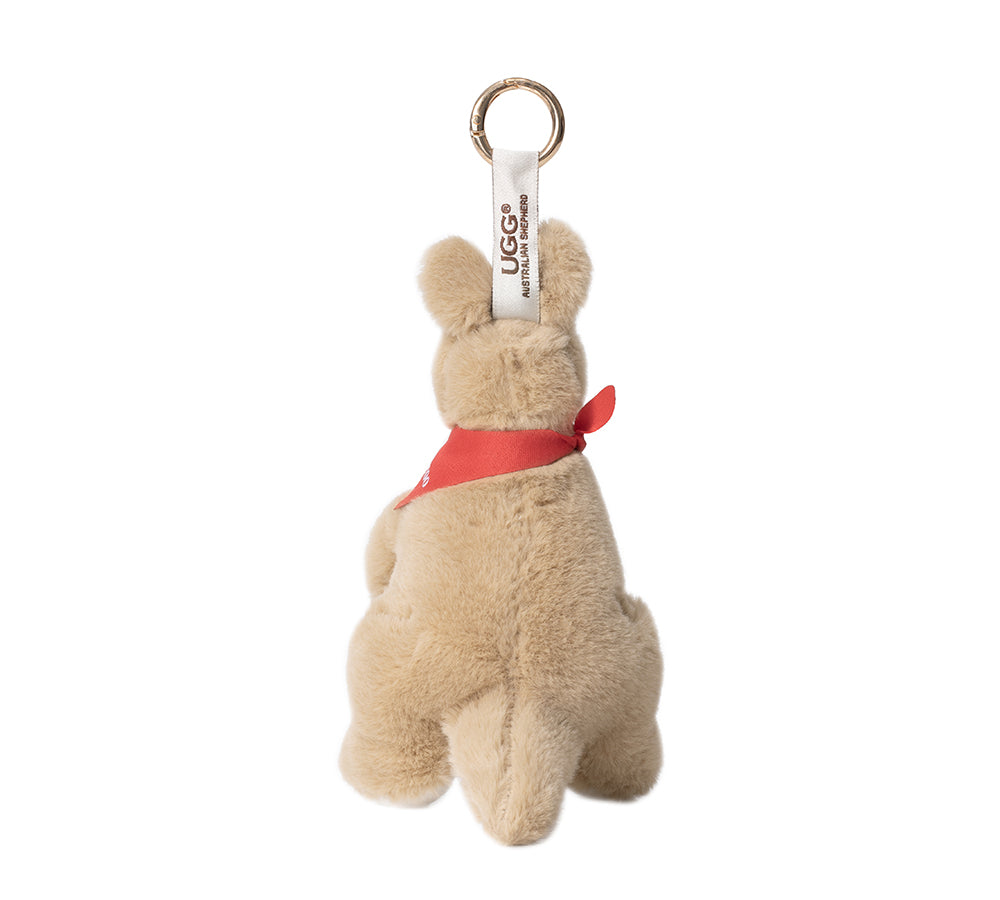 AUSTRALIAN SHEPHERD® Cute Scarfed Plush Kangaroo Keyrings UGG AUSTRALIAN SHEPHERD