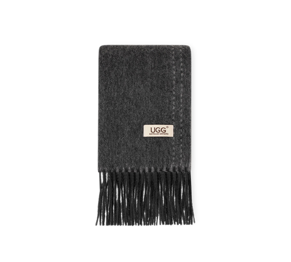 AUSTRALIAN SHEPHERD® 100% Wool Plain Rasora Scarf UGG AUSTRALIAN SHEPHERD
