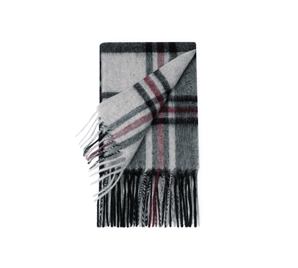 AUSTRALIAN SHEPHERD® 100% Wool Check Snovia Scarf UGG AUSTRALIAN SHEPHERD