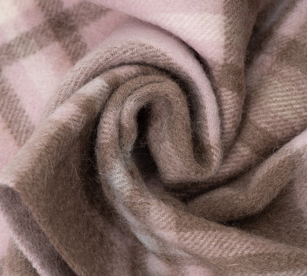AUSTRALIAN SHEPHERD® 100% Wool Check Snovia Scarf UGG AUSTRALIAN SHEPHERD