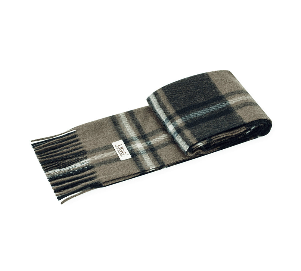 AUSTRALIAN SHEPHERD® 100% Wool Check Snovia Scarf UGG AUSTRALIAN SHEPHERD