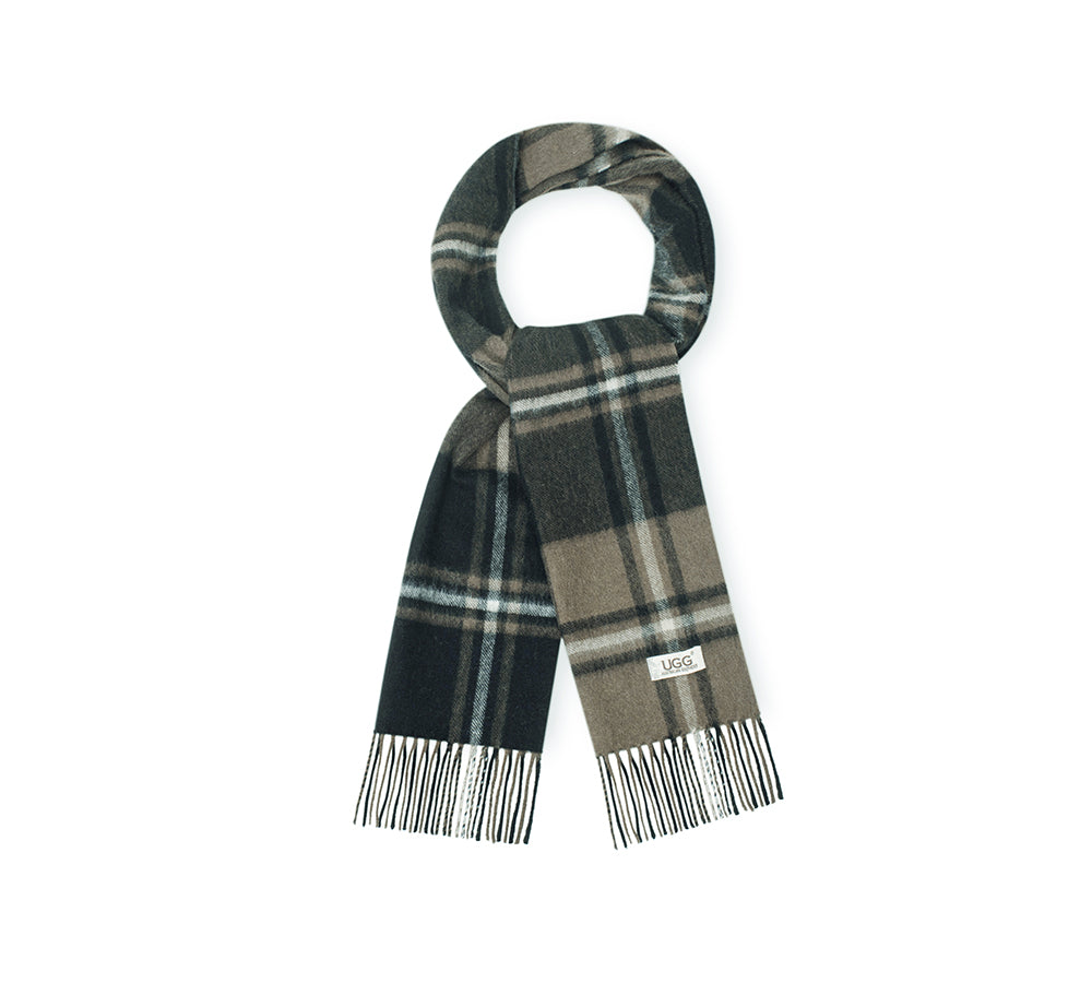 AUSTRALIAN SHEPHERD® 100% Wool Check Snovia Scarf UGG AUSTRALIAN SHEPHERD