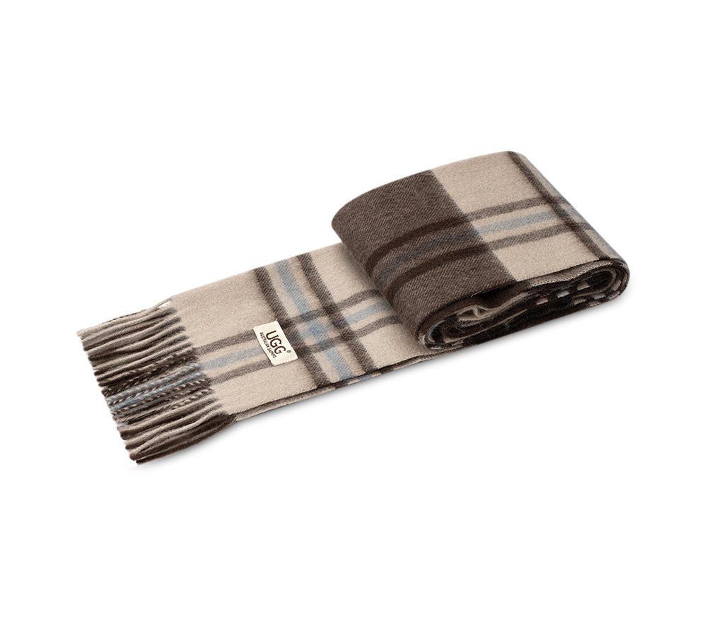 AUSTRALIAN SHEPHERD® 100% Wool Check Snovia Scarf UGG AUSTRALIAN SHEPHERD