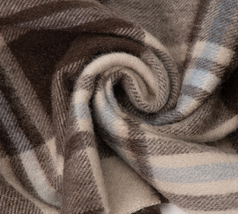 AUSTRALIAN SHEPHERD® 100% Wool Check Snovia Scarf UGG AUSTRALIAN SHEPHERD