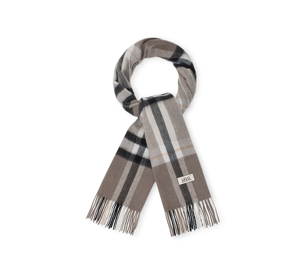 AUSTRALIAN SHEPHERD® 100% Wool Check Solara Scarf UGG AUSTRALIAN SHEPHERD
