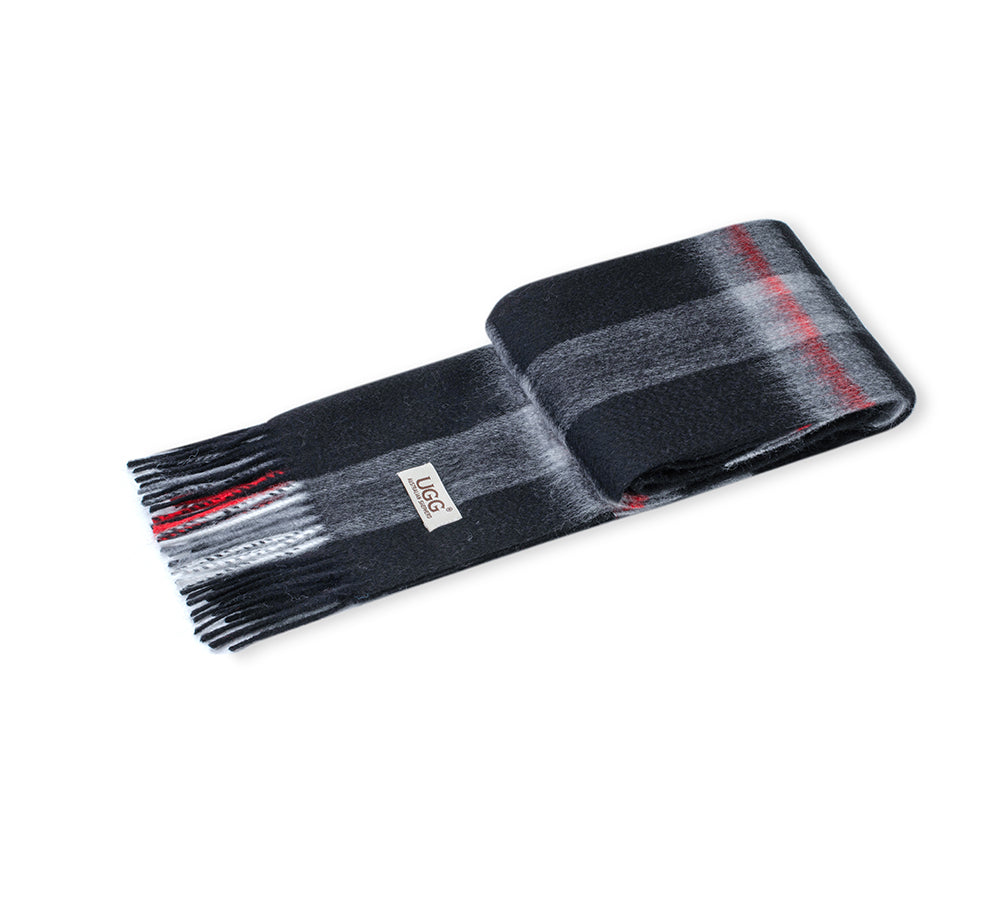 AUSTRALIAN SHEPHERD® 100% Wool Check Solara Scarf UGG AUSTRALIAN SHEPHERD