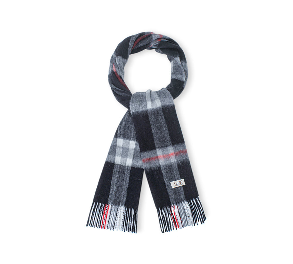 AUSTRALIAN SHEPHERD® 100% Wool Check Solara Scarf UGG AUSTRALIAN SHEPHERD
