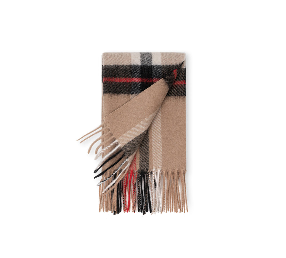 AUSTRALIAN SHEPHERD® 100% Wool Check Solara Scarf UGG AUSTRALIAN SHEPHERD
