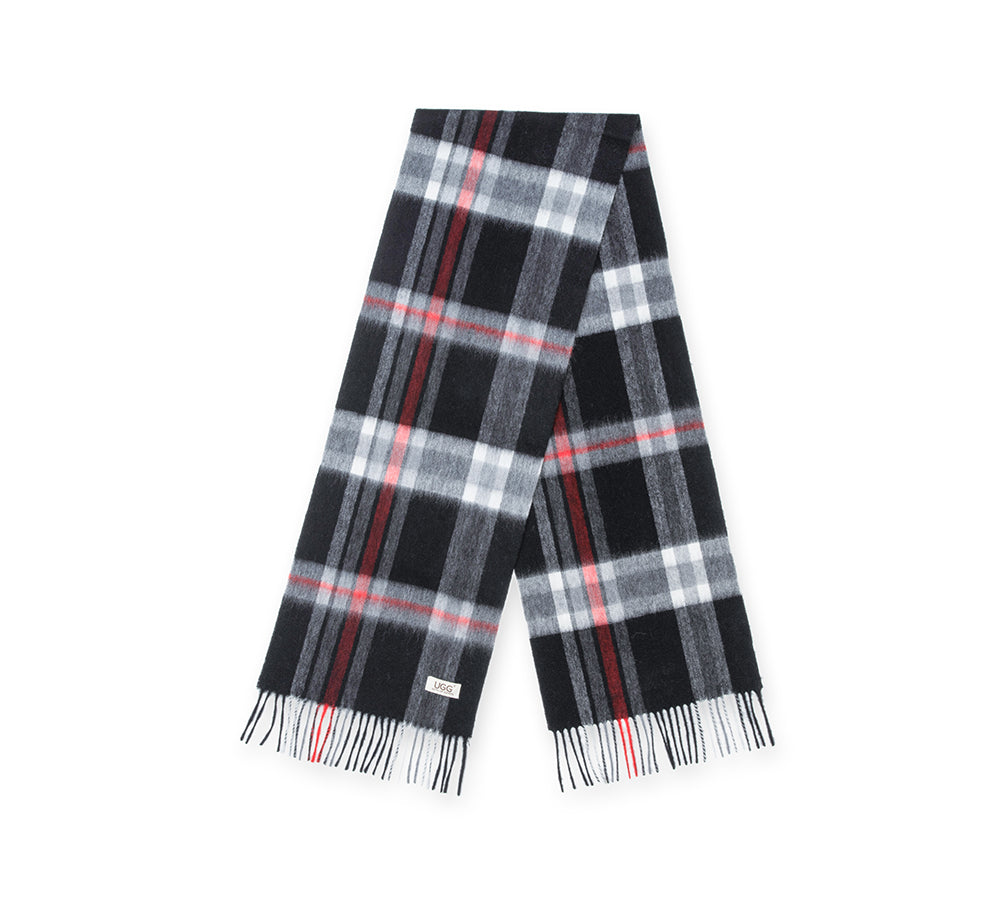 AUSTRALIAN SHEPHERD® 100% Wool Check Solara Scarf UGG AUSTRALIAN SHEPHERD