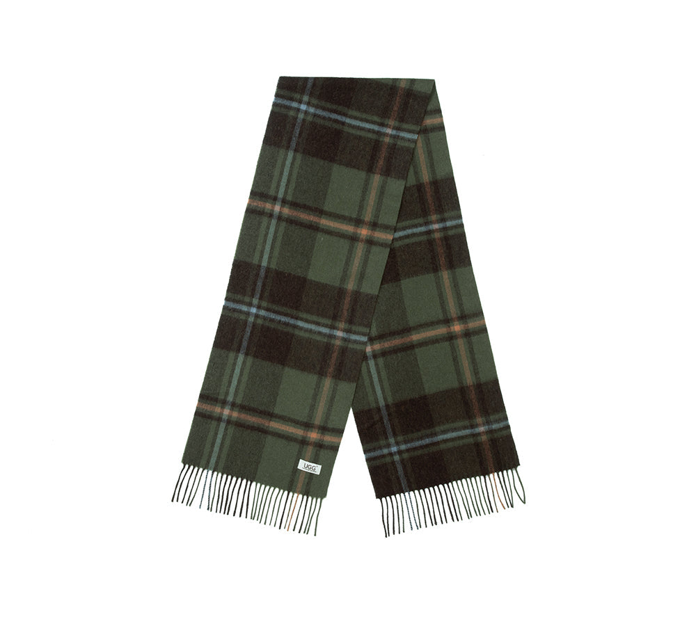 AUSTRALIAN SHEPHERD® 100% Wool Check Snovia Scarf UGG AUSTRALIAN SHEPHERD