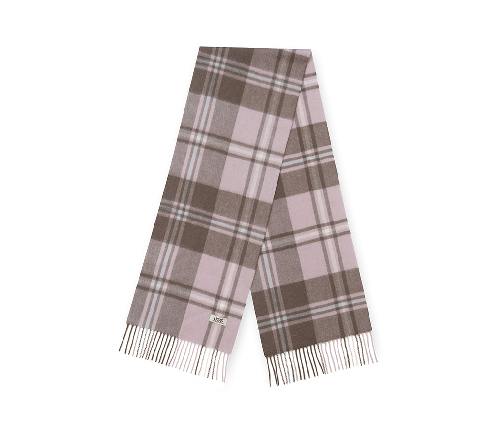 AUSTRALIAN SHEPHERD® 100% Wool Check Snovia Scarf UGG AUSTRALIAN SHEPHERD