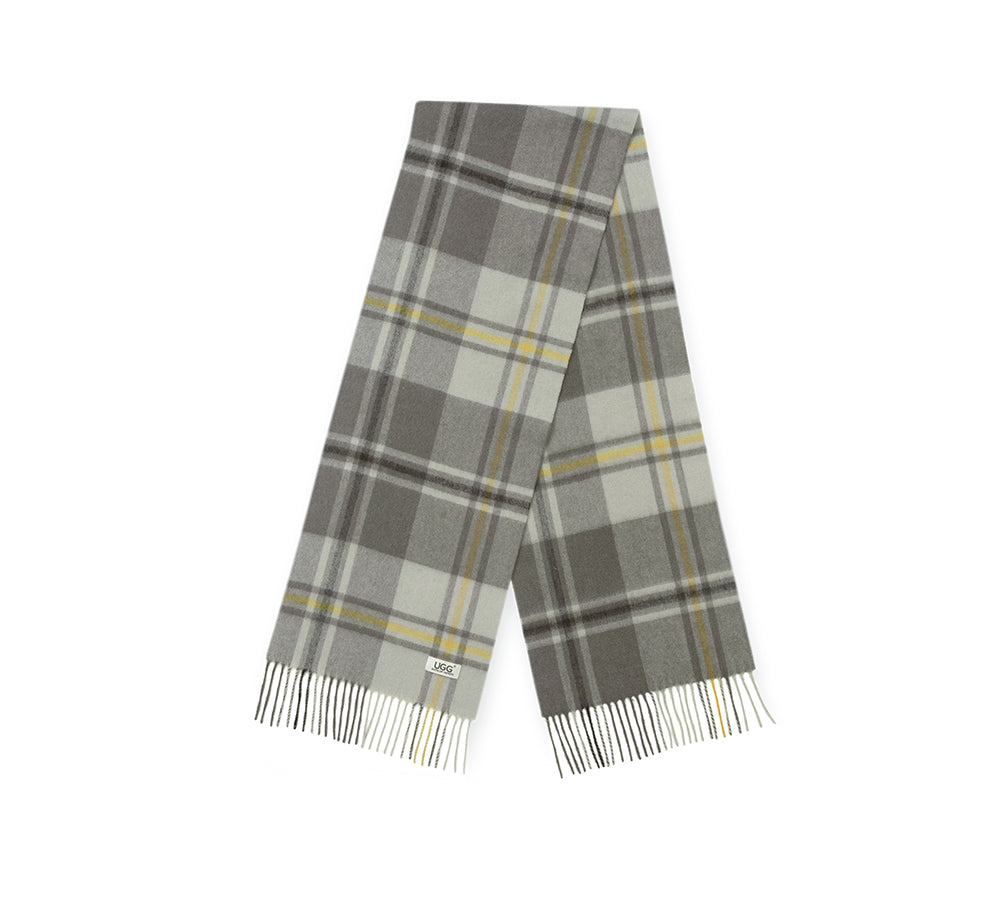 AUSTRALIAN SHEPHERD® 100% Wool Check Snovia Scarf UGG AUSTRALIAN SHEPHERD