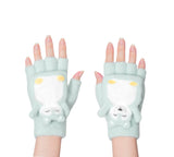 EVERAU® Fingerless Ultra Plush Knit Bearling Gloves