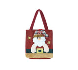🎁 EVERAU® Christmas Reindeer Snowman Santa Tote Bag Berry (100% off) EVERAU