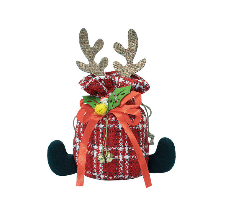 🎁 EVERAU® Christmas Reindeer Check Drawstring Bag (100% off) EVERAU