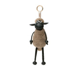 AUSTRALIAN SHEPHERD® Fluffy Sheepskin Wool Sheep Keyrings