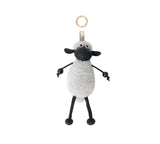 AUSTRALIAN SHEPHERD® Fluffy Sheepskin Wool Sheep Keyrings