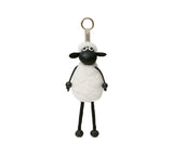 AUSTRALIAN SHEPHERD® Fluffy Sheepskin Wool Sheep Keyrings