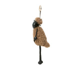 AUSTRALIAN SHEPHERD® Fluffy Sheepskin Wool Sheep Keyrings