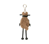 AUSTRALIAN SHEPHERD® Fluffy Sheepskin Wool Sheep Keyrings