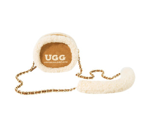 AUSTRALIAN SHEPHERD® Women Fluffy Wool Over Shoulder Ovelle Bag UGG AUSTRALIAN SHEPHERD