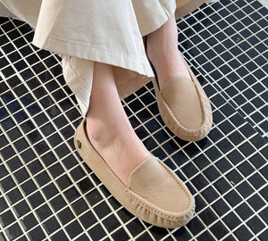 EVERAU® Women Suede Leather Casual Summer Moccasins Morris EVERAU