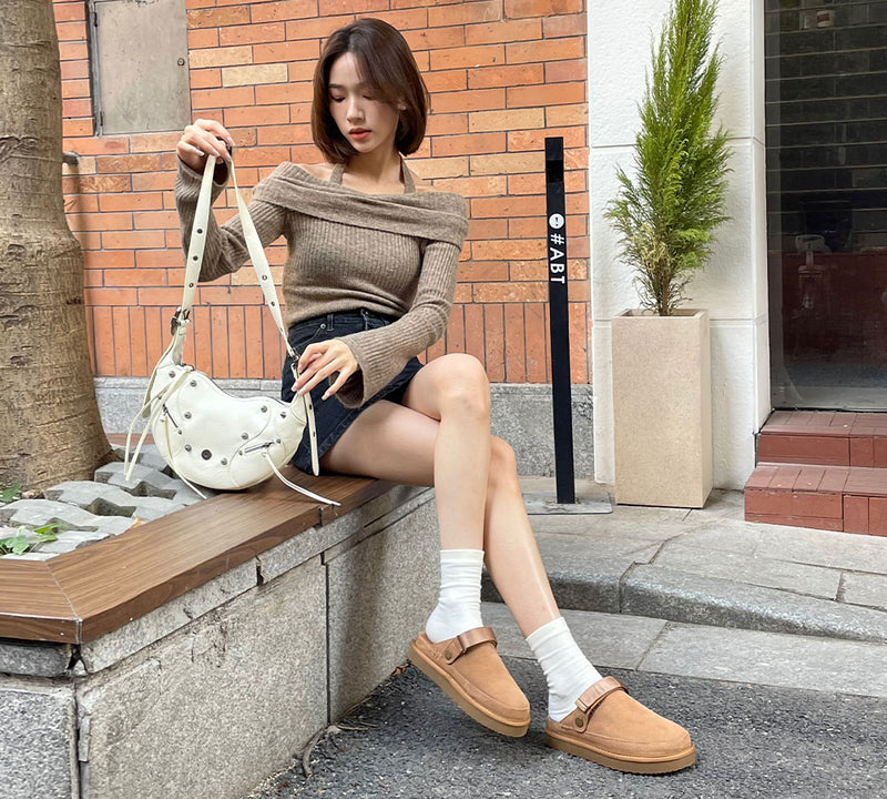 EVERAU® Adjustable Strap Slip-on Flat Sandal Slippers Sierra