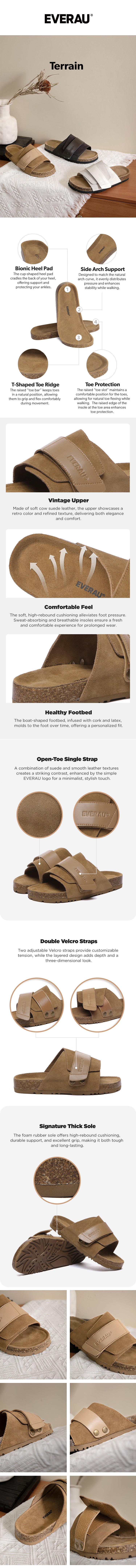 EVERAU® Unisex Slides Terrain