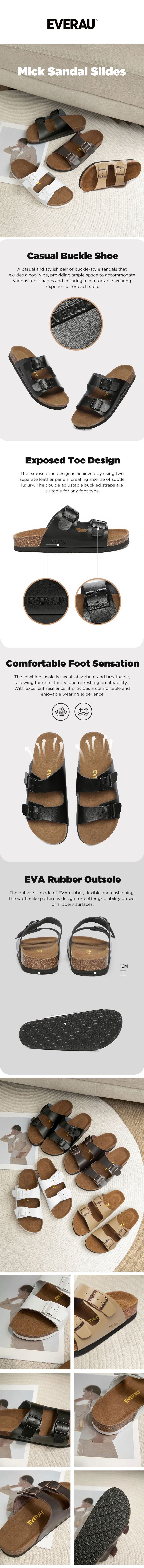 EVERAU® Mick Sandal Slides