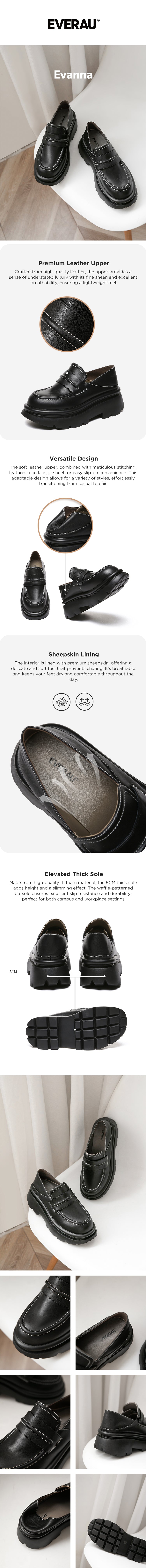 EVERAU® Women Loafers Evanna
