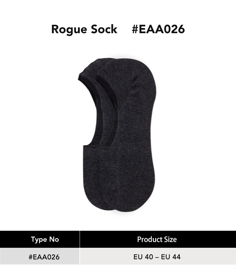 EVERAU® Men Cotton  Shallow Mouth Rogue Socks One Pair size chart