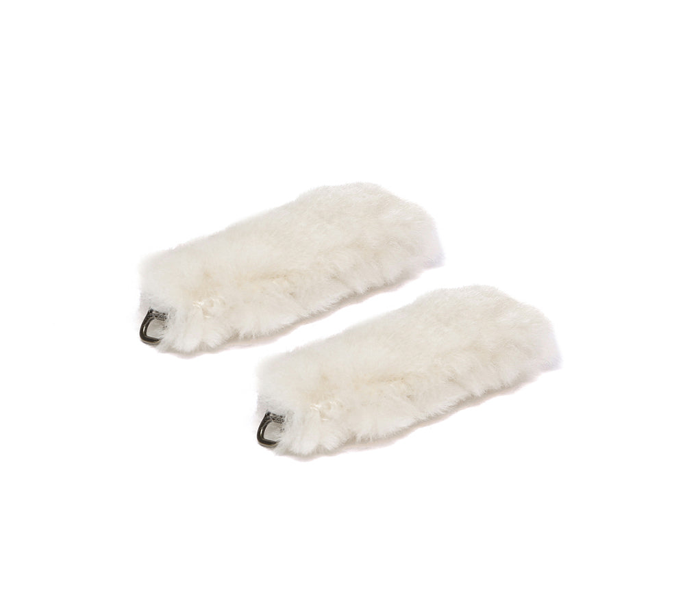 AUSTRALIAN SHEPHERD® Slippers Removable Elastic Metal Connection Plush Shearling Strap UGG AUSTRALIAN SHEPHERD