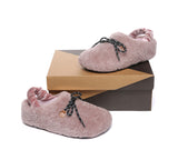 AUSTRALIAN SHEPHERD® UGG Slippers Women Curly Sheepskin Wool Slingback Barrett