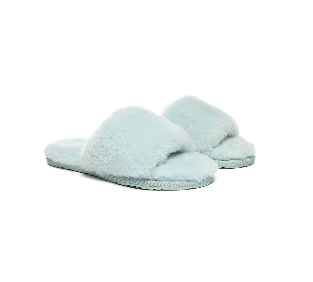 EVERAU® UGG Women Fluffy Slides Nala
