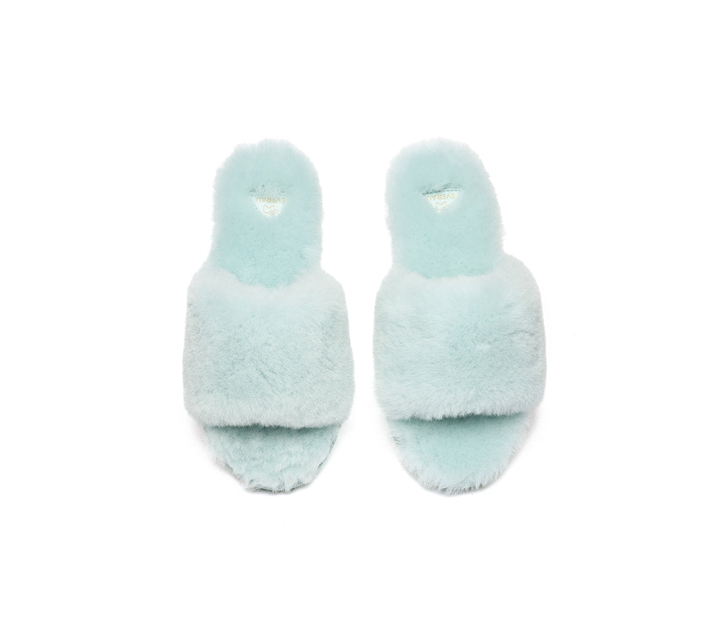 EVERAU® UGG Women Fluffy Slides Nala