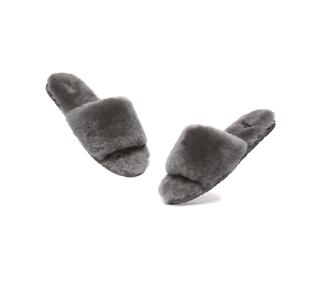 EVERAU® UGG Women Fluffy Slides Nala