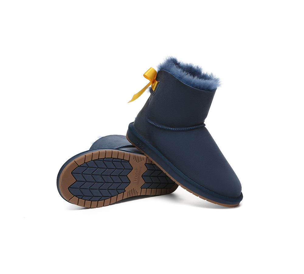 UGG EXPRESS® Beyond Blue UGG Boots Mini Back Bow