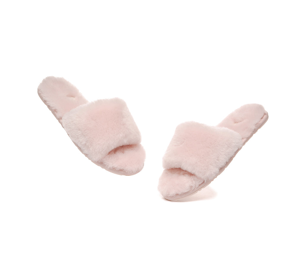 EVERAU® UGG Women Fluffy Slides Nala