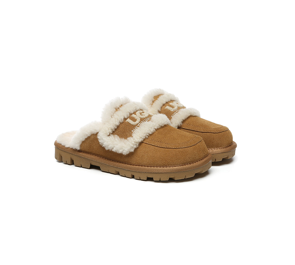 AUSTRALIAN SHEPHERD® UGG Slippers Women Shearling Rilee