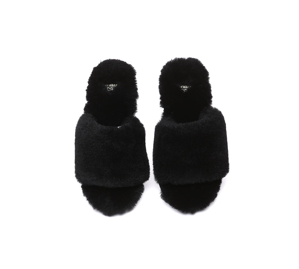 EVERAU® UGG Women Fluffy Slides Nala