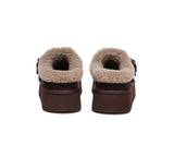 AUSTRALIAN SHEPHERD® UGG Slippers Sheepskin Wool Adjustable Strap Pulsey Platform UGG AUSTRALIAN SHEPHERD