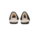 EVERAU® UGG Slippers Men Sheepskin Wool Scuff Bennett