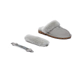 AUSTRALIAN SHEPHERD® UGG Slippers Women Removable Wool Fluffy Strap Slingback Waffle - UGG EXPRESS