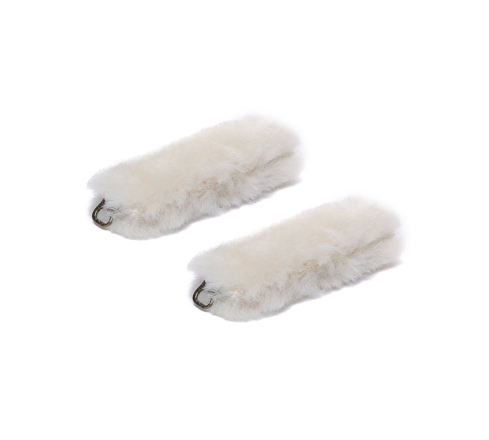 AUSTRALIAN SHEPHERD® Slippers Removable Elastic Metal Connection Plush Shearling Strap UGG AUSTRALIAN SHEPHERD