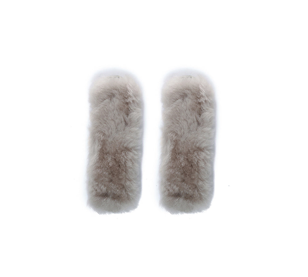 AUSTRALIAN SHEPHERD® Slippers Removable Elastic Metal Connection Plush Shearling Strap UGG AUSTRALIAN SHEPHERD