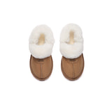 AUSTRALIAN SHEPHERD® UGG Slippers Women Removable Wool Fluffy Strap Slingback Waffle - UGG EXPRESS