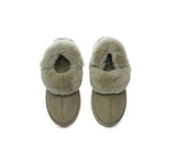 AUSTRALIAN SHEPHERD® UGG Slippers Women Removable Wool Strap Slingback Platform Musa - UGG EXPRESS