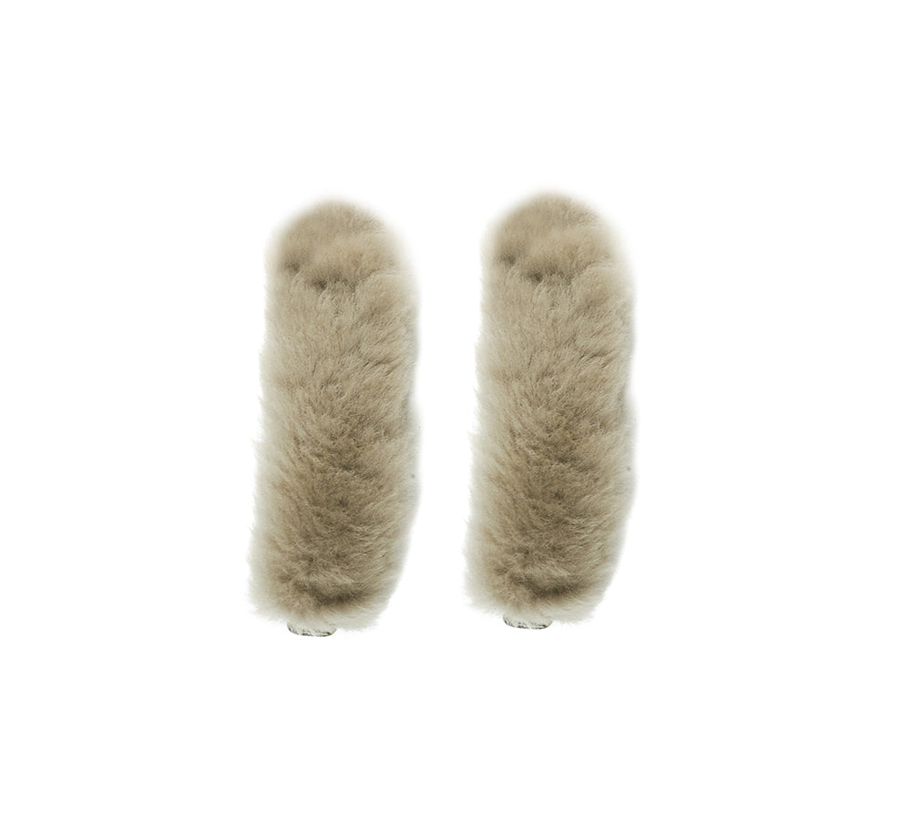 AUSTRALIAN SHEPHERD® Slippers Removable Elastic Metal Connection Plush Shearling Strap UGG AUSTRALIAN SHEPHERD