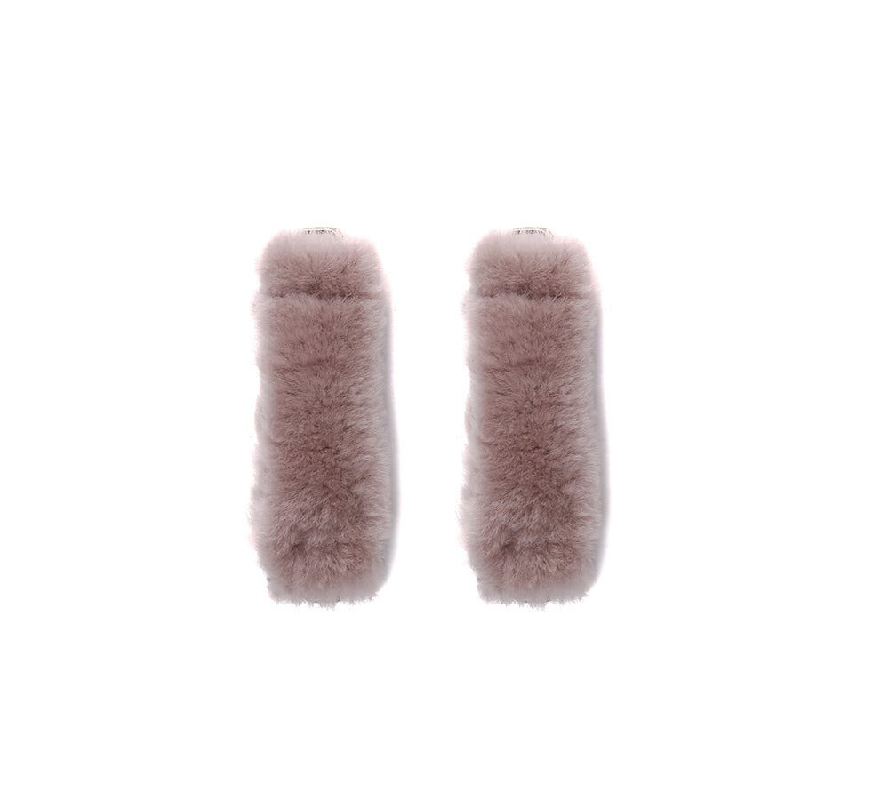 AUSTRALIAN SHEPHERD® Slippers Removable Elastic Metal Connection Plush Shearling Strap UGG AUSTRALIAN SHEPHERD