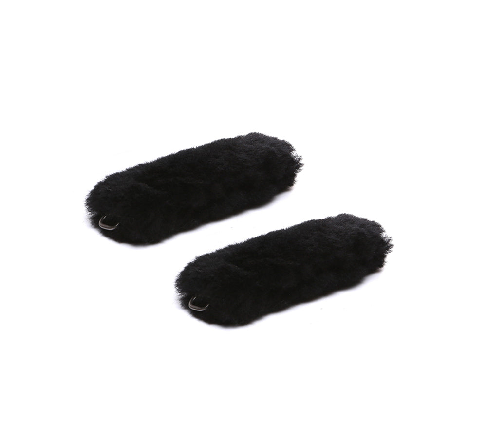 AUSTRALIAN SHEPHERD® Slippers Removable Elastic Metal Connection Plush Shearling Strap UGG AUSTRALIAN SHEPHERD
